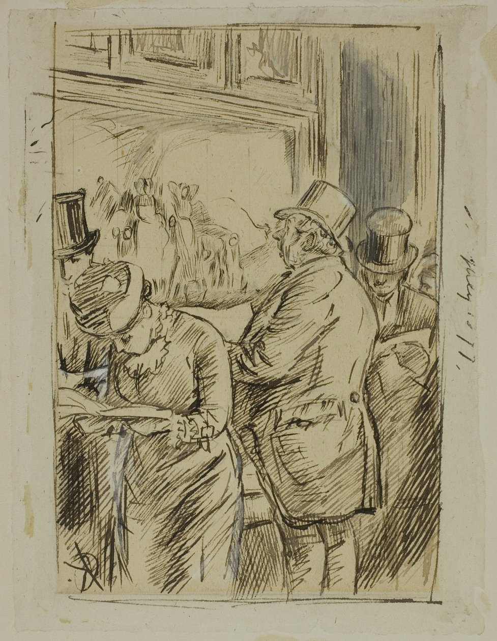 Sklizeň brambor od Charles Samuel Keene