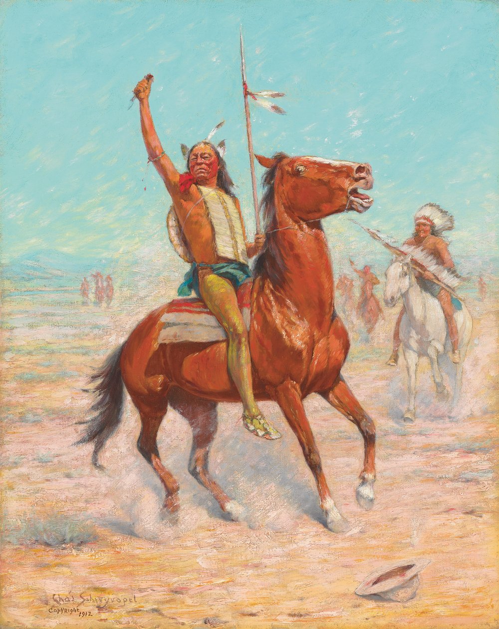 Skalp, 1912 od Charles Schreyvogel