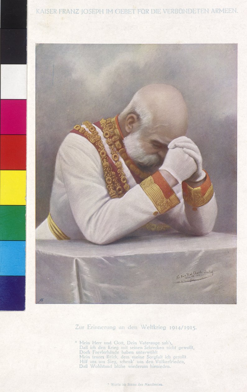 Rakouský císař František Josef I. od Charles Scolik