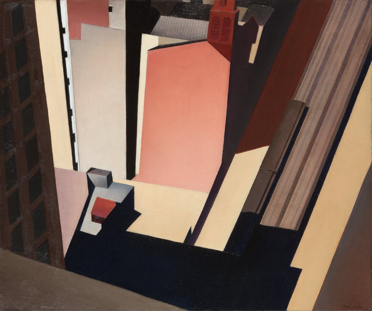 Kostelní ulice El od Charles Sheeler