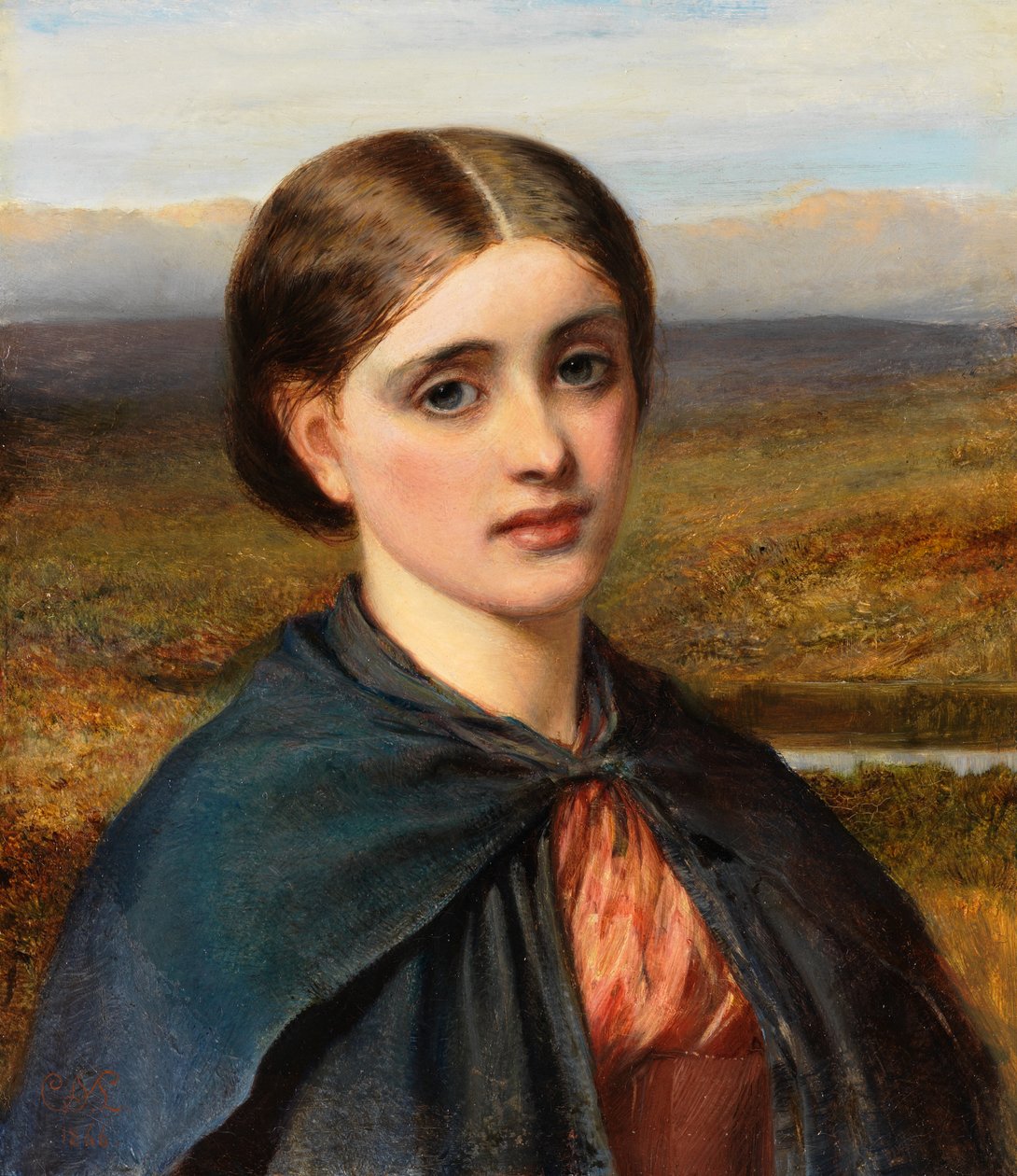 Studie irské hlavy, 1866 od Charles Sillem Lidderdale