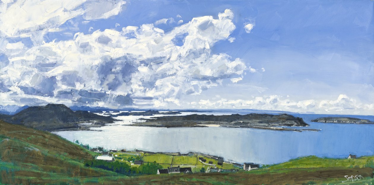 Za Altandhu, 2011 (olej na plátně) od Charles Simpson