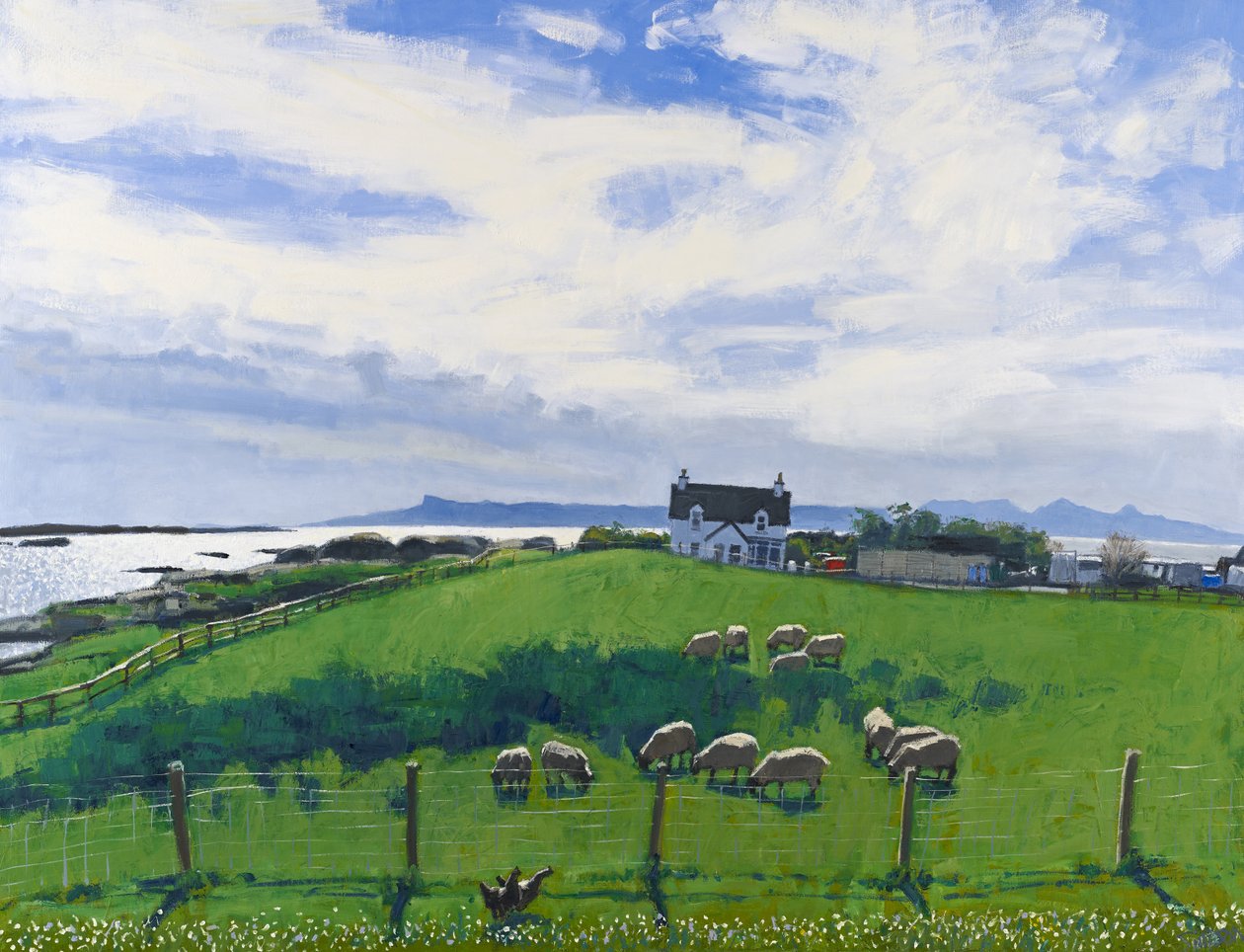 Bunacaimbe, 2012 (olej na plátně) od Charles Simpson