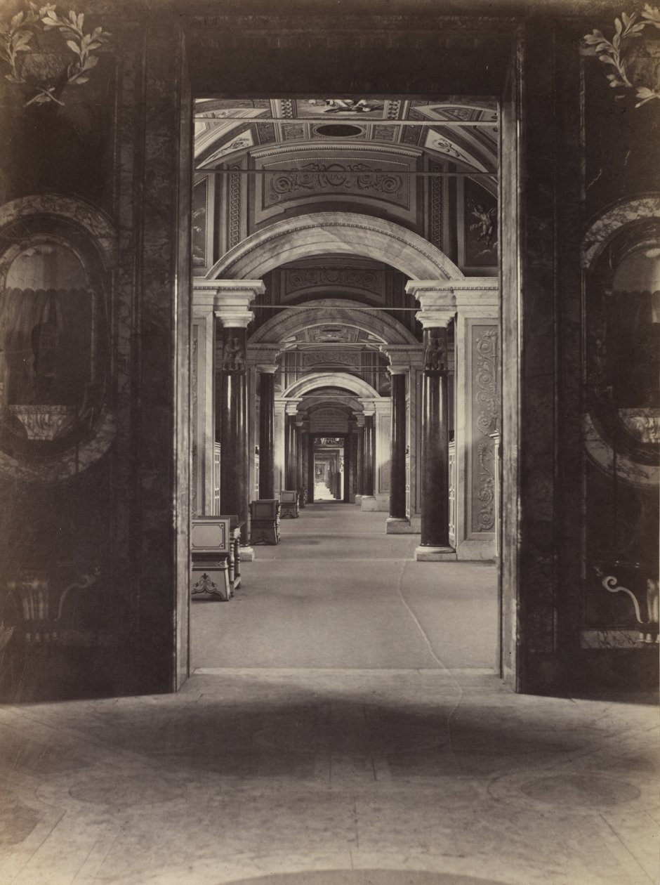Vatikánská knihovna, c. 1860. od Charles Soulier