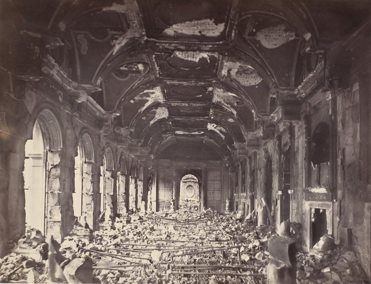 Velký sál Státní rady, květen 1871. od Charles Soulier