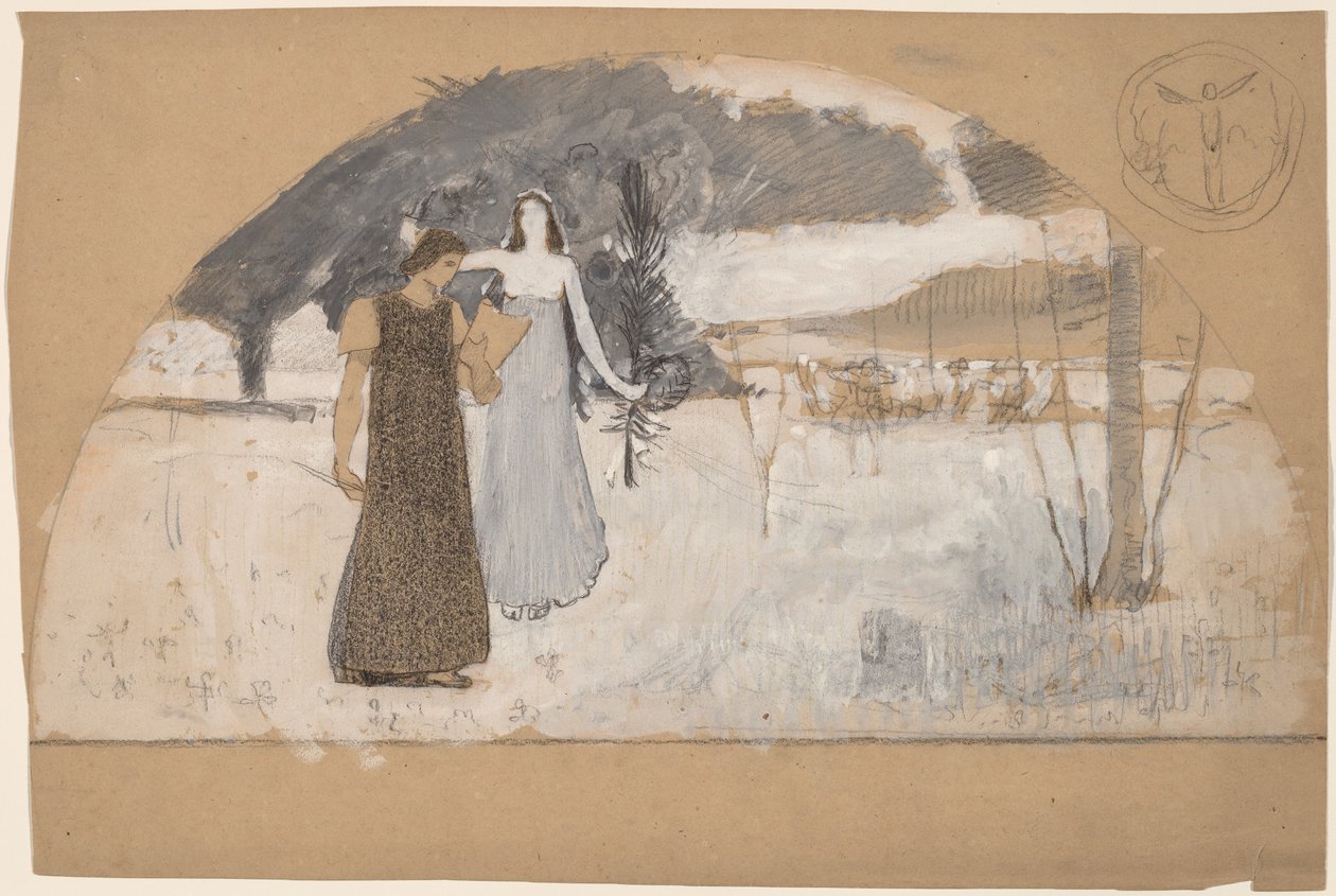 Studie pro Lunety od Charles Sprague Pearce