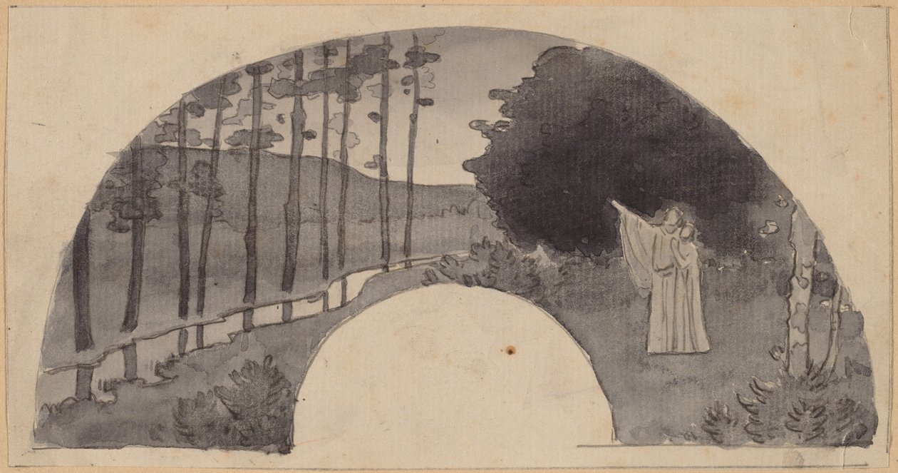 Studie na oblouk od Charles Sprague Pearce