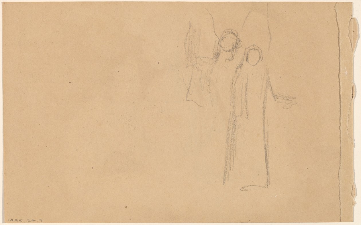 Studie obrázků [verso] od Charles Sprague Pearce