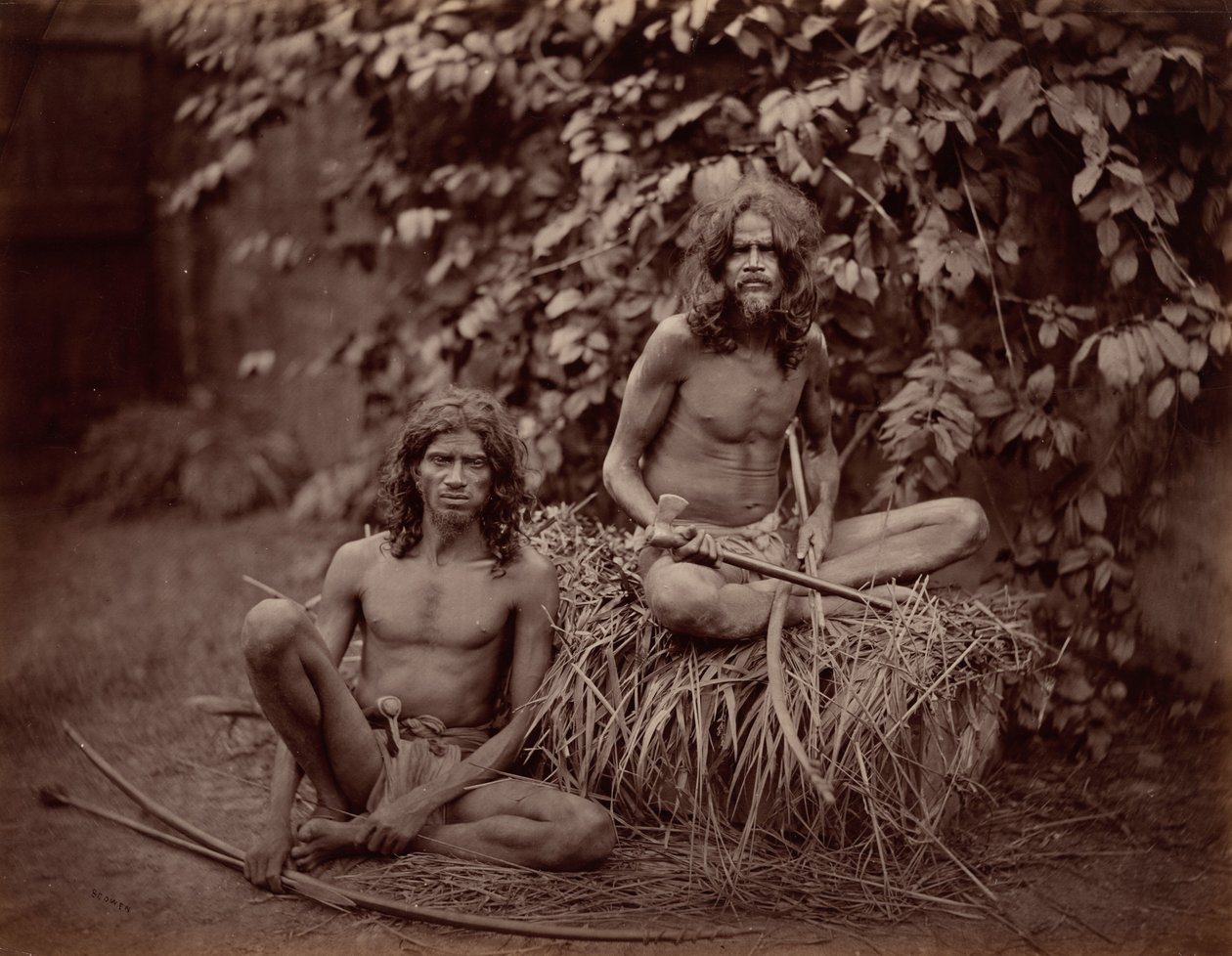 Veddahs, c. 1870 (foto) od Charles T Scowen & Co