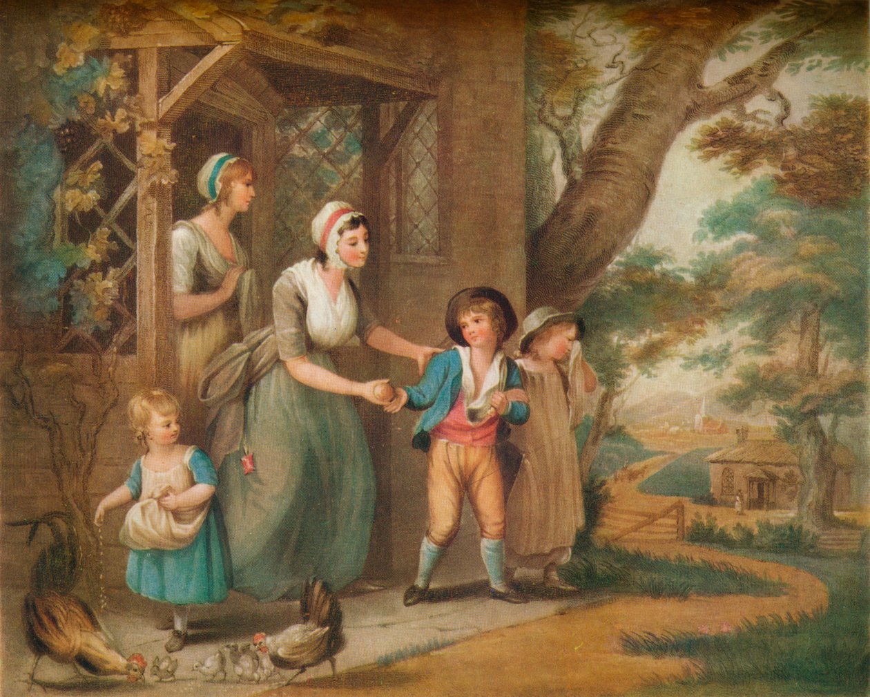 Chodit do školy, c19. století od Charles Turner