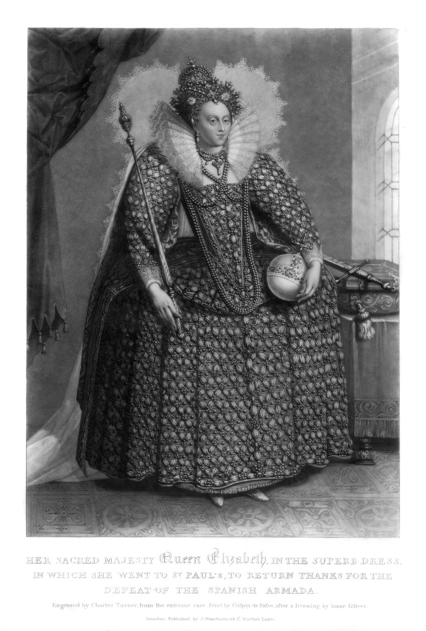 Královna Alžběta I., 1816. od Charles Turner