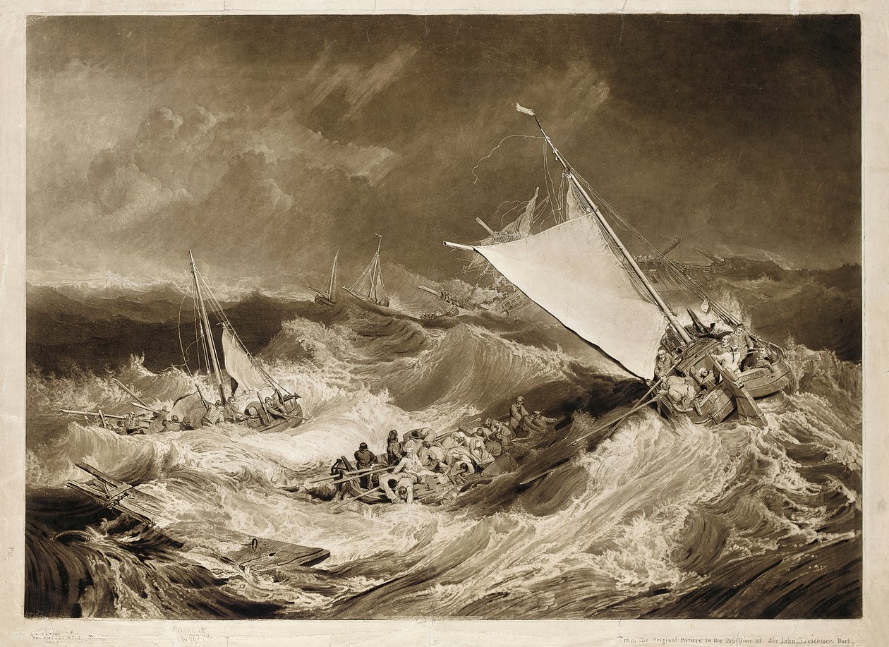 Vrak lodi, 1807 od Charles Turner