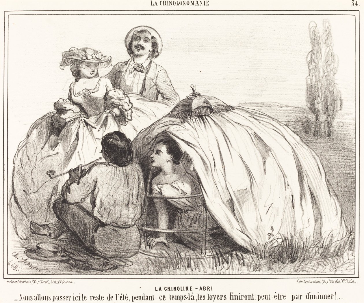 Krinolína-Abri od Charles Vernier