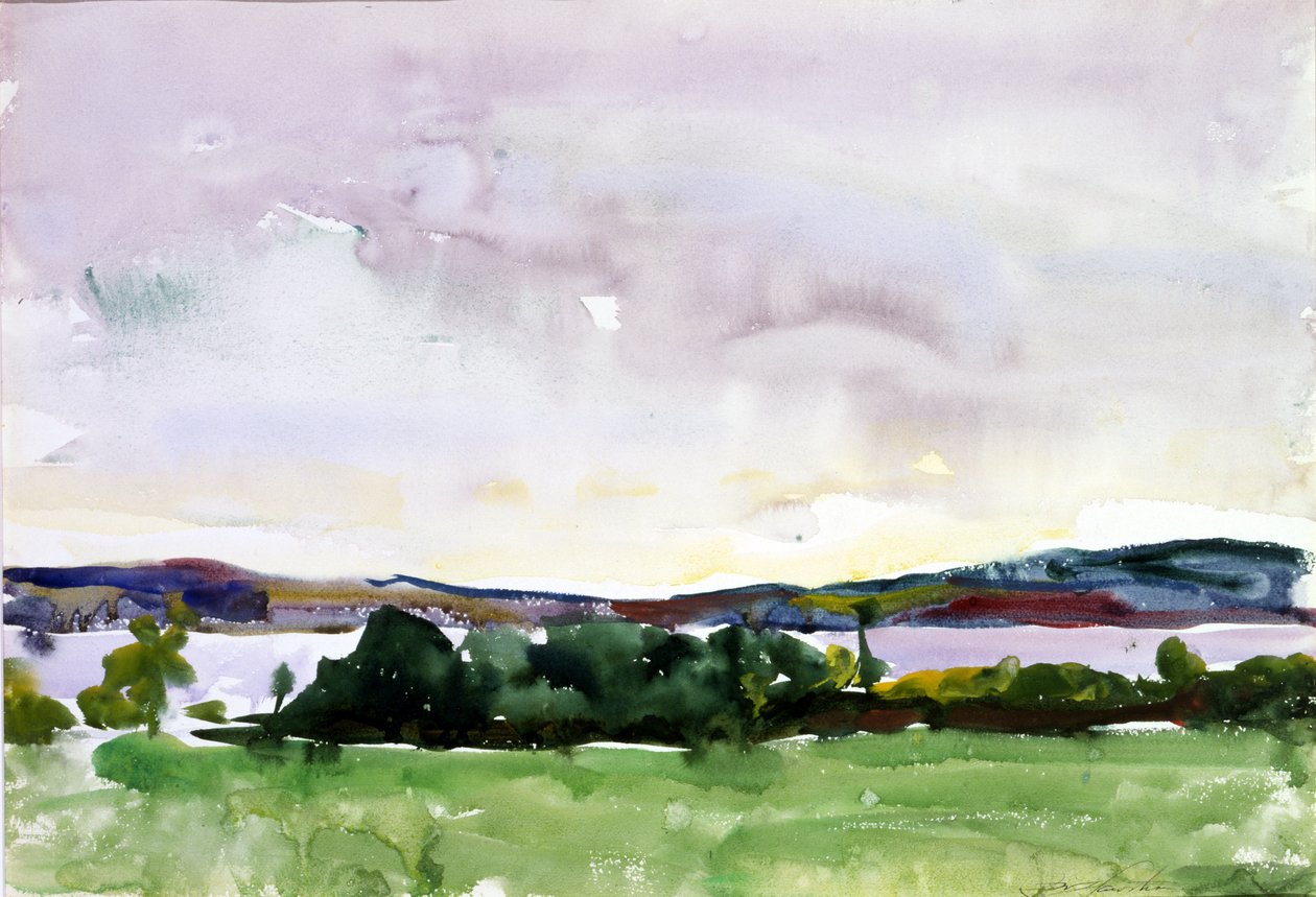 New Hampshire Lake - Raymond, 1927. od Charles Webster Hawthorne