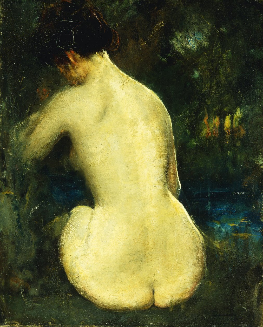 Akt od Charles Webster Hawthorne