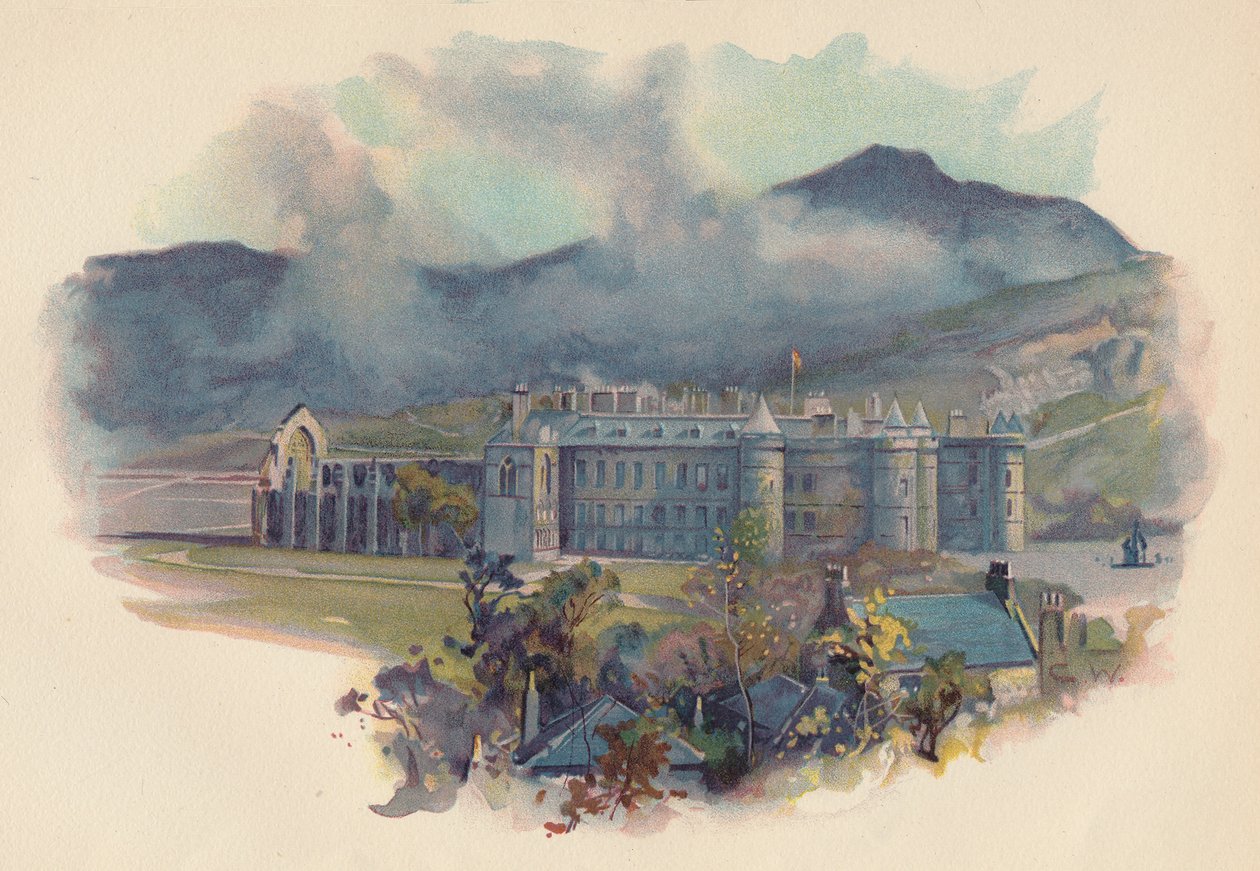 Palác Holyrood, c1890 od Charles Wilkinson