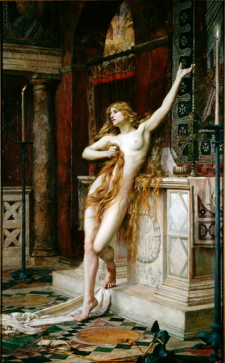 Hypatia, 1885 od Charles William Mitchell