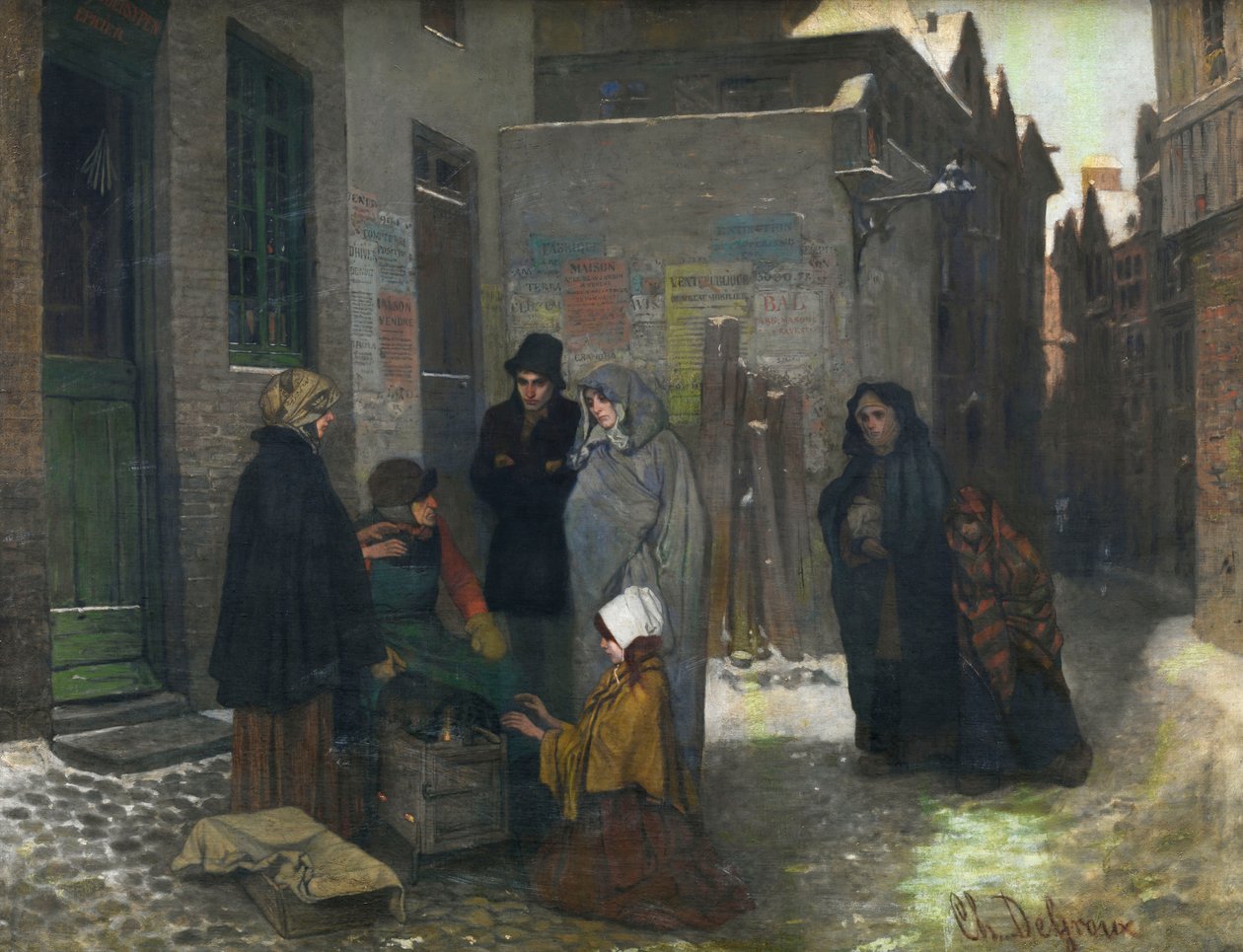 Pražírna kávy od Charles de (1825 70) Groux
