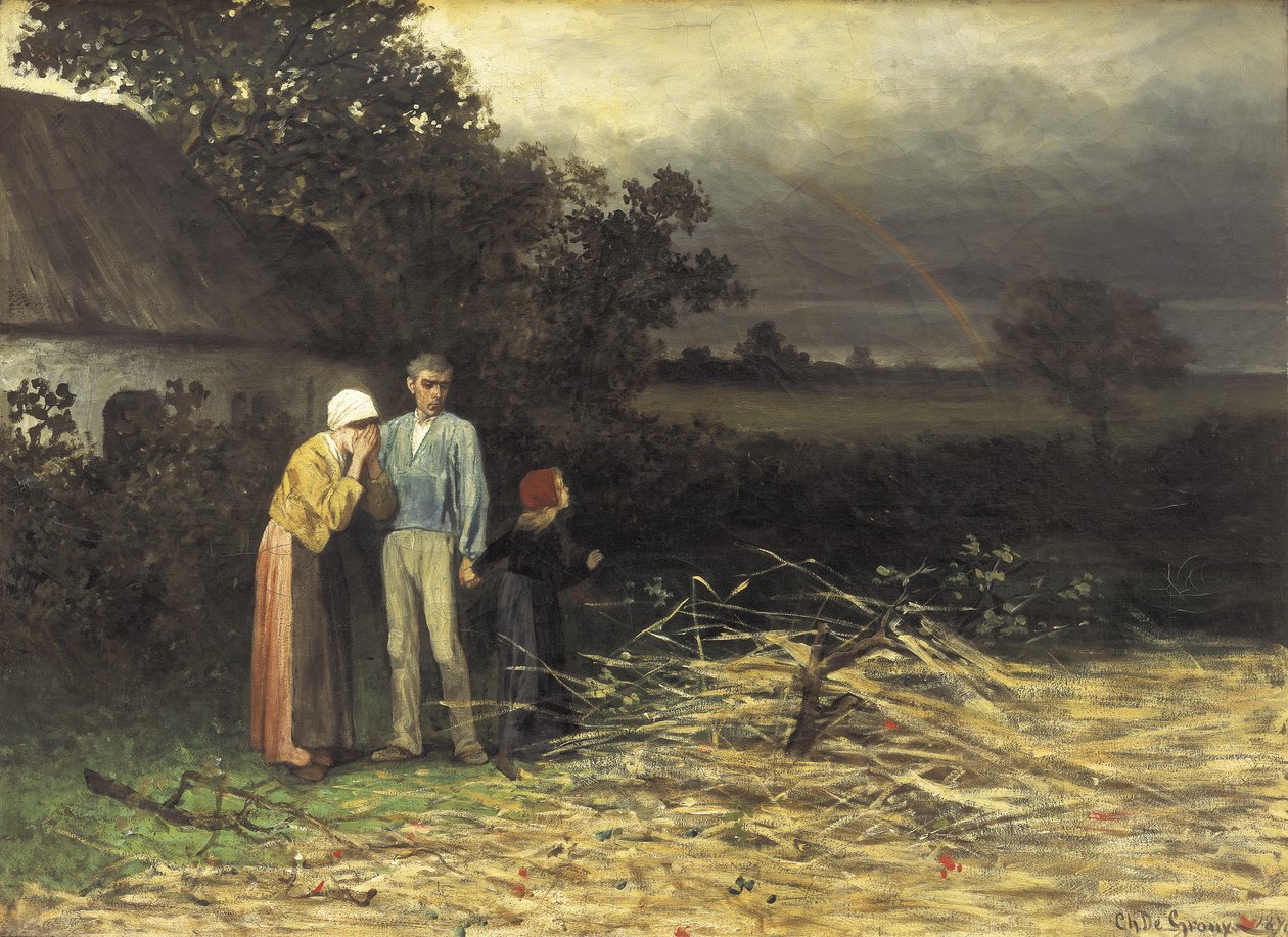 The Lost Recolte od Charles de (1825 70) Groux