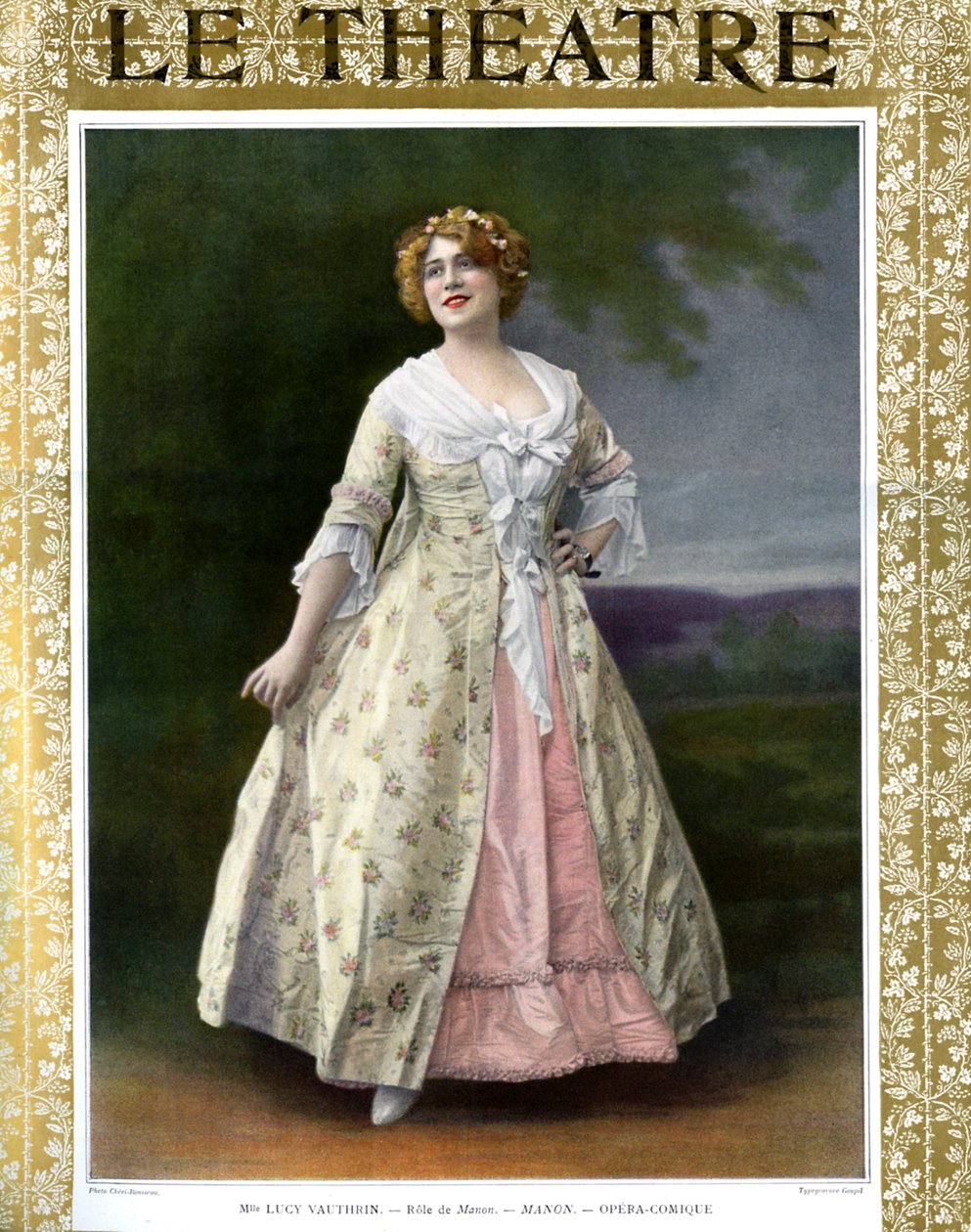 Lucy Vauthrin v roli dlaždice v Manon od Cheri Rousseau