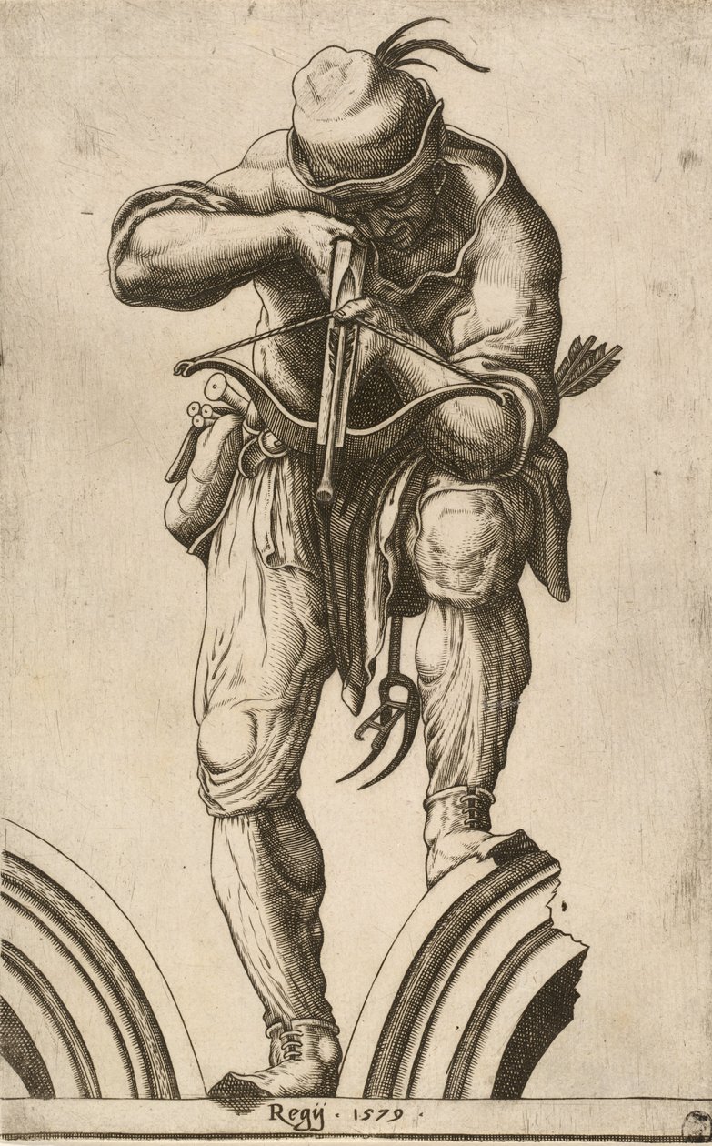 Lučištník střílí z kuše, 1579. od Cherubino Alberti