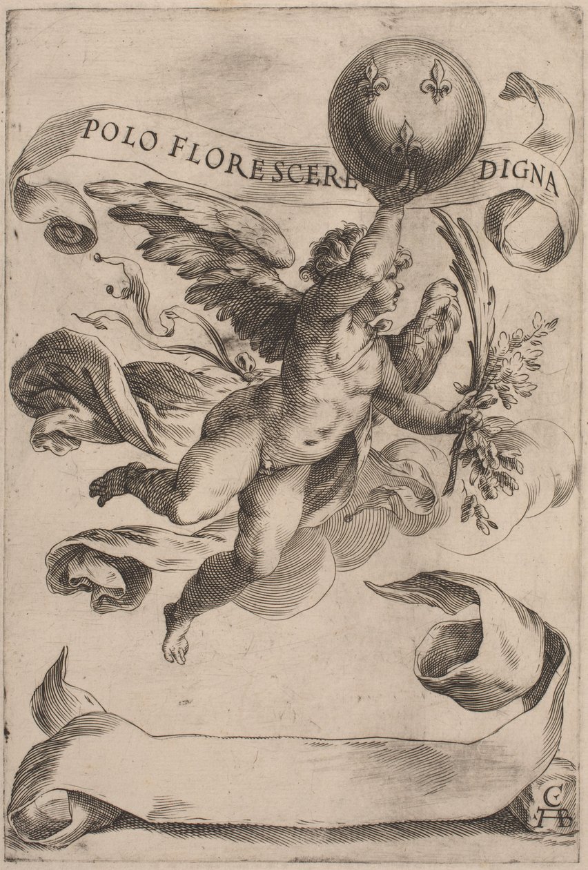 Génius s erbem Medicejských, 1605. od Cherubino Alberti