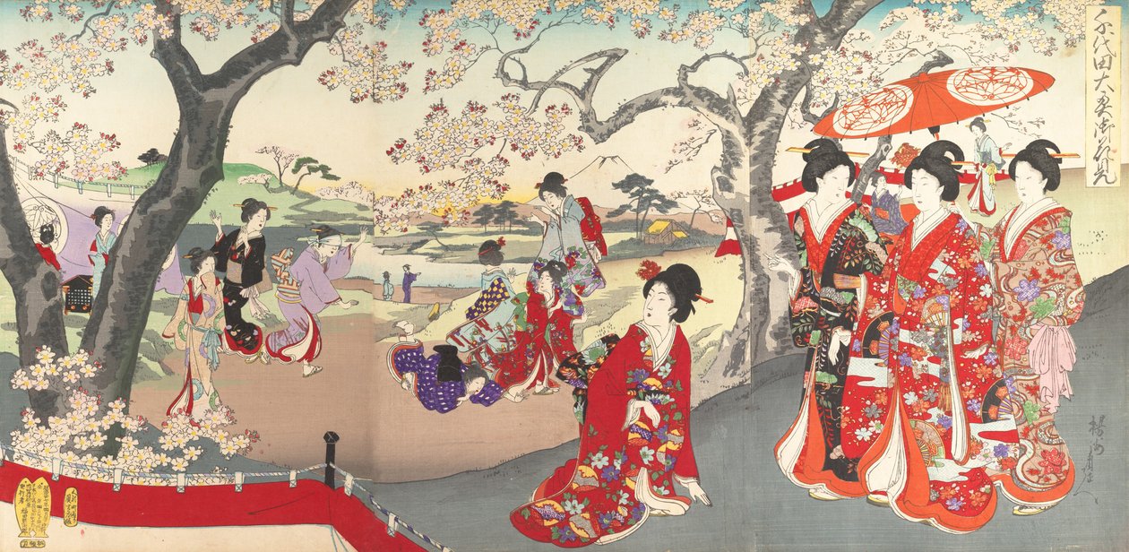 Chiyoda Castle Album of Women, 1895., 1895. od Chikanobu Yoshu