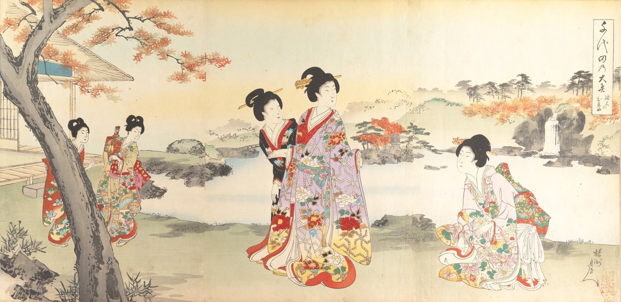 Chiyoda Castle Album of Women, 1895., 1895. od Chikanobu Yoshu