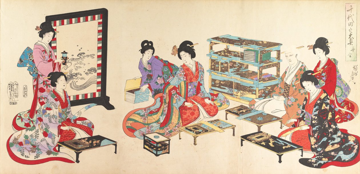 Chiyoda Castle Album of Women, 1895., 1895. od Chikanobu Yoshu