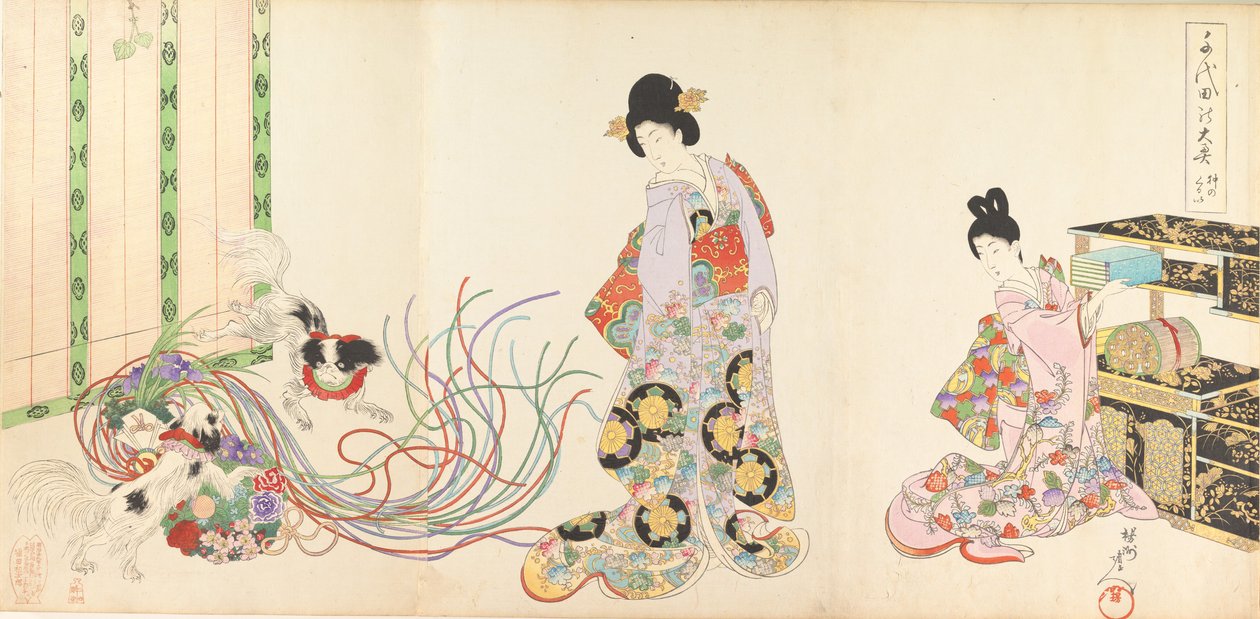 Chiyoda Castle Album of Women, 1895., 1895. od Chikanobu Yoshu