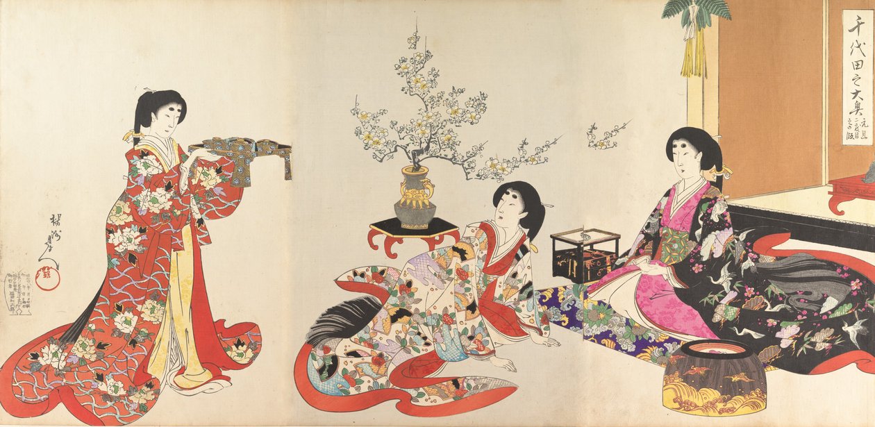 Chiyoda Castle Album of Women, 1895., 1895. od Chikanobu Yoshu