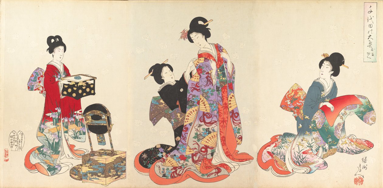 Chiyoda Castle Album of Women, 1895., 1895. od Chikanobu Yoshu