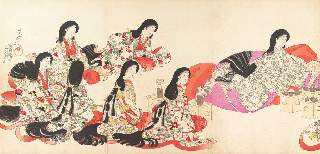 Chiyoda Castle Album of Women, 1895., 1895. od Chikanobu Yoshu