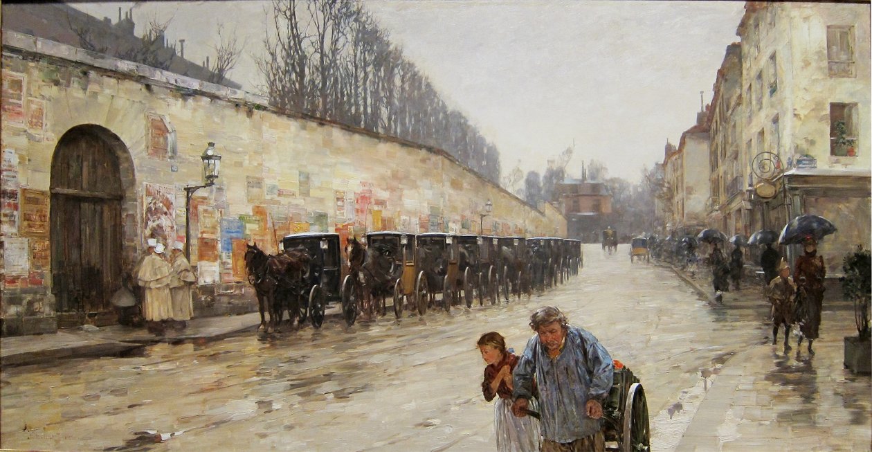 Liják, rue Bonaparten Francouzsky: Liják, rue Bonaparten od Childe Hassam