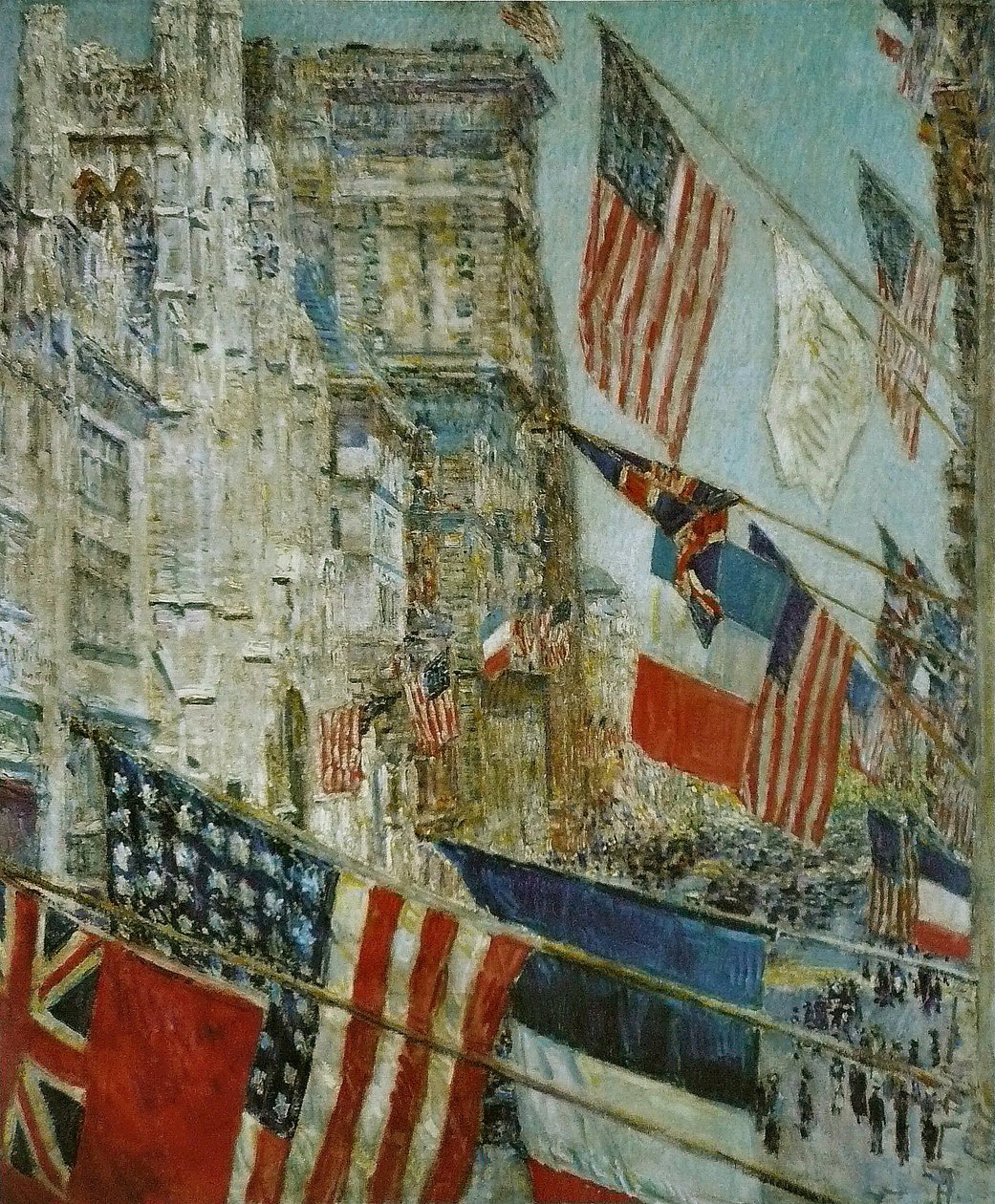 Den spojenců, květen 1917 Jour des Allies, máj 1917 n od Childe Hassam