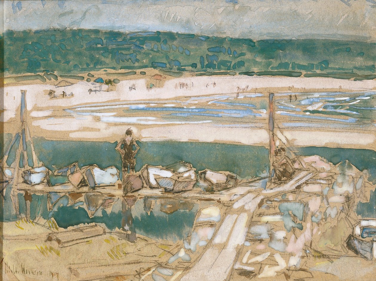 Pláž Good Harbour, Gloucester od Childe Frederick Hassam