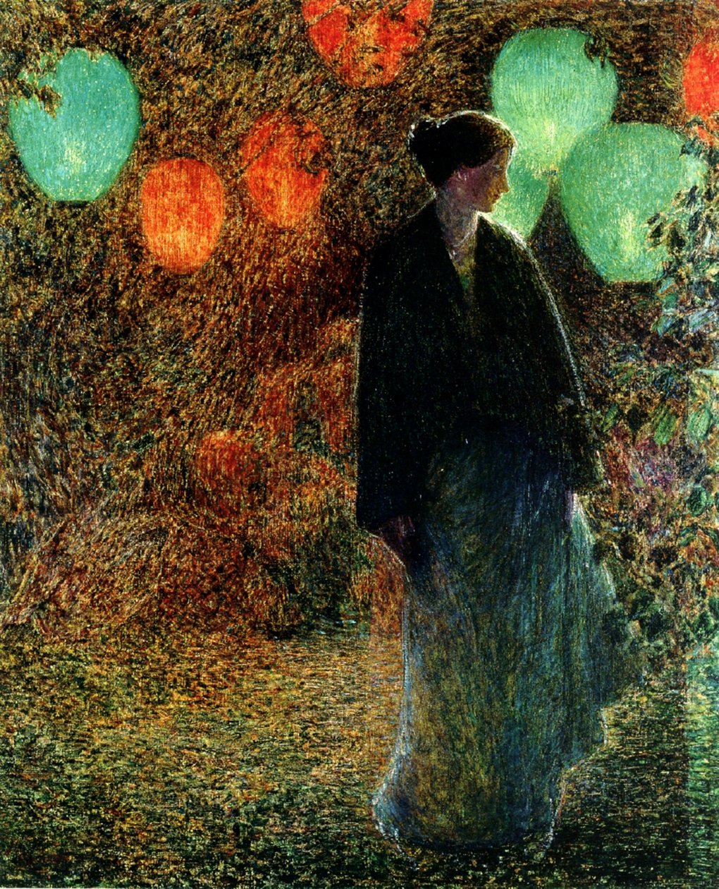 Červencová noc od Childe Frederick Hassam