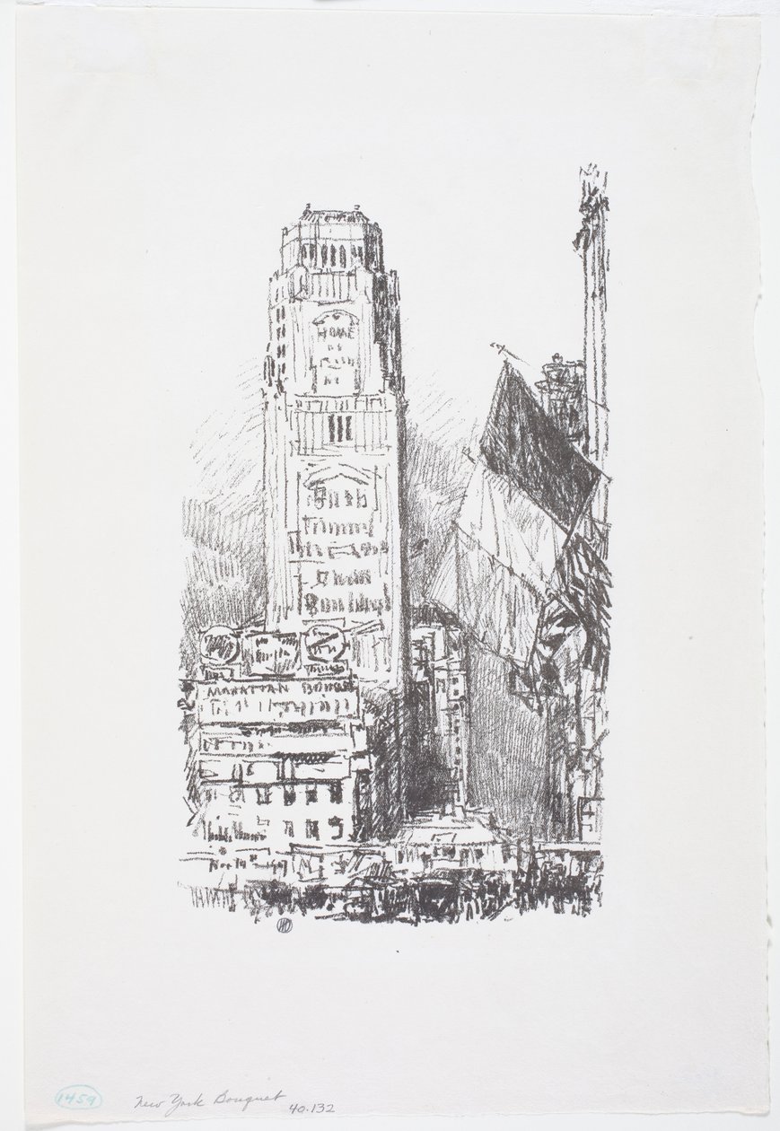 Kytice z New Yorku od Childe Frederick Hassam