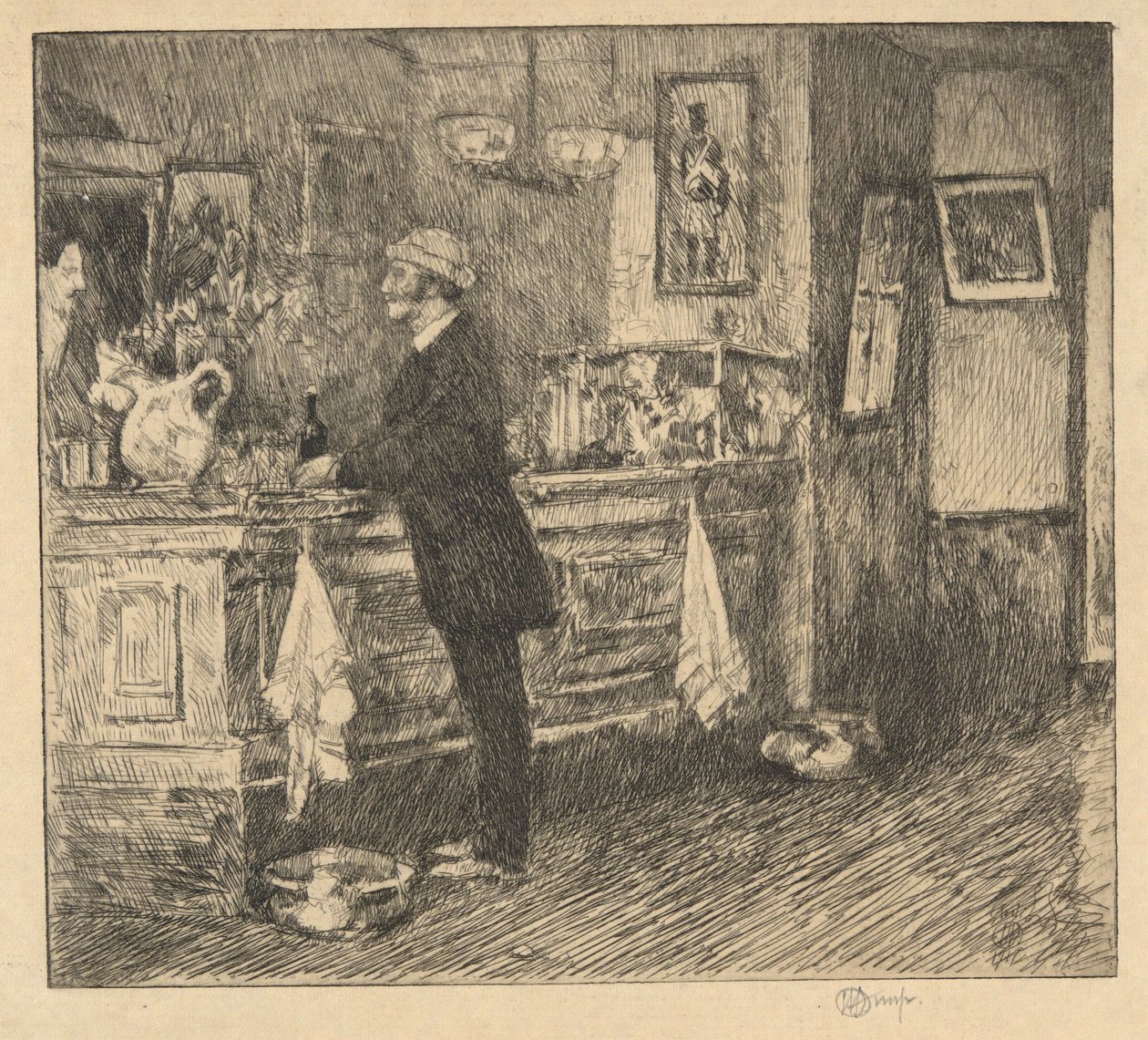 Bar v Nové Anglii od Childe Hassam