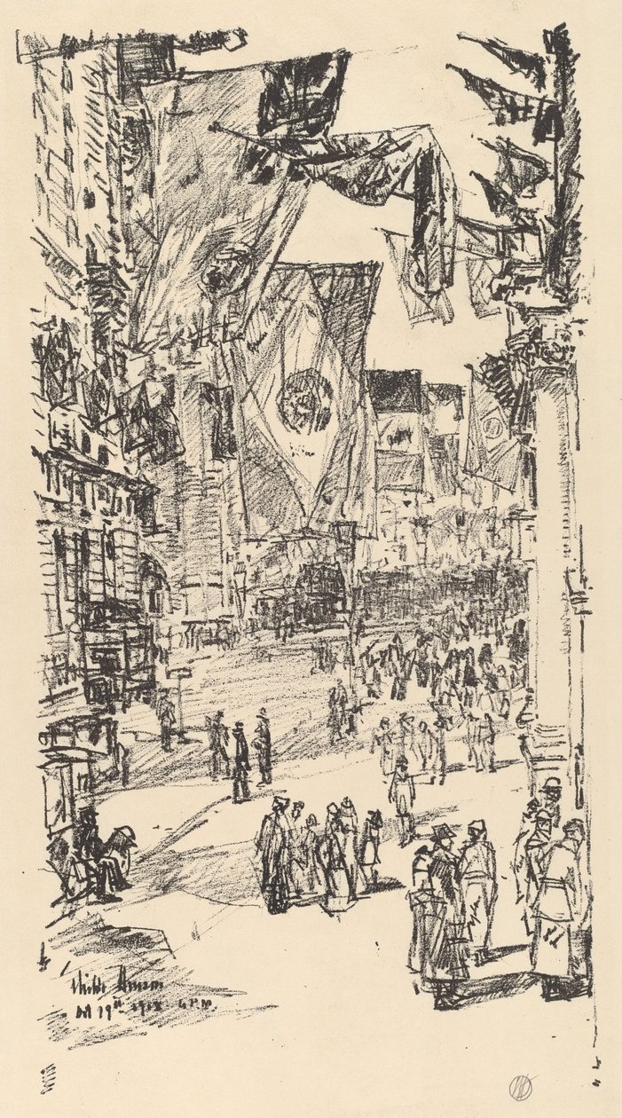 Avenue of the Allies od Childe Hassam