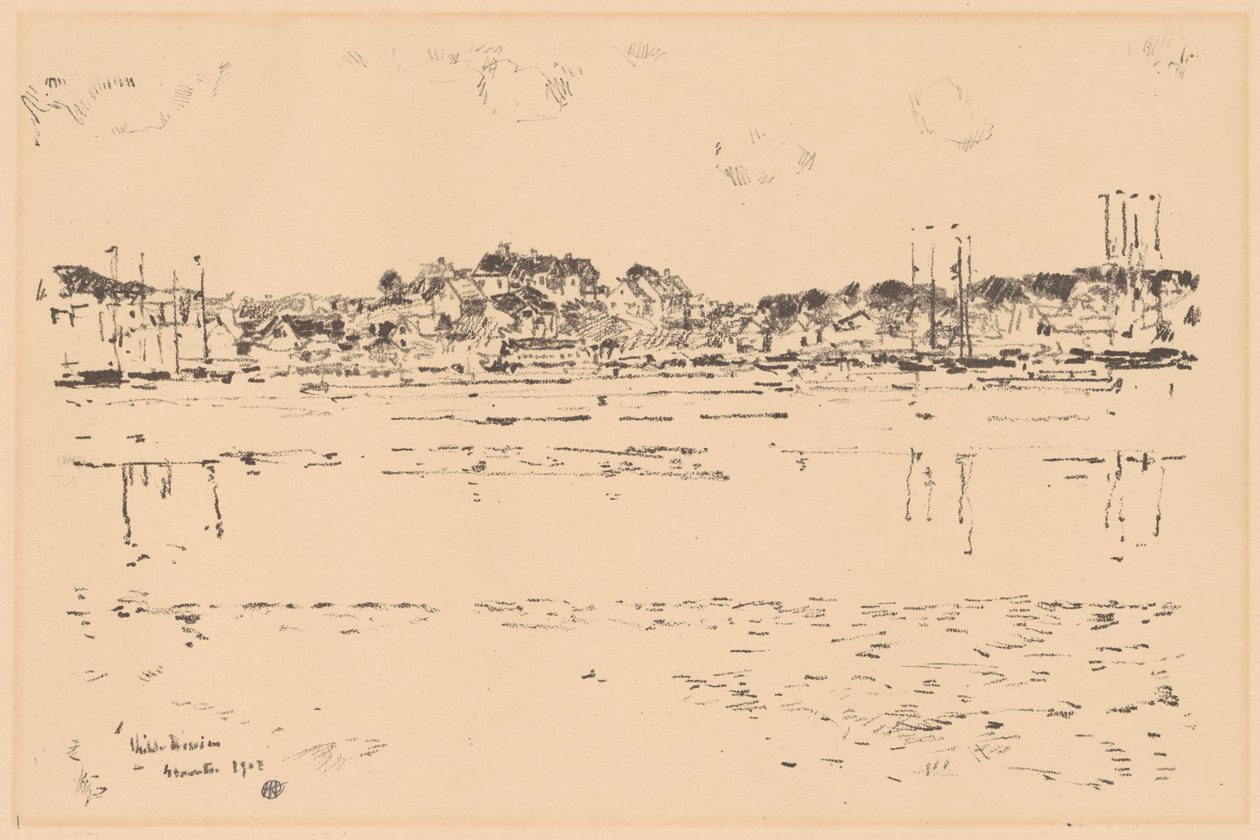 Vnitřní přístav od Childe Hassam