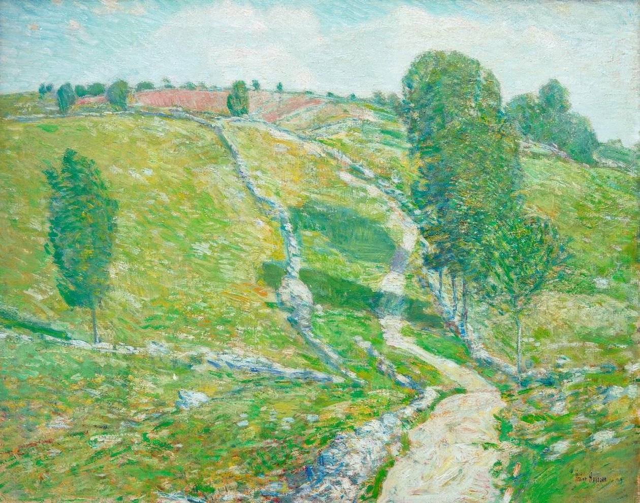 Silnice v zemi Nod od Childe Hassam