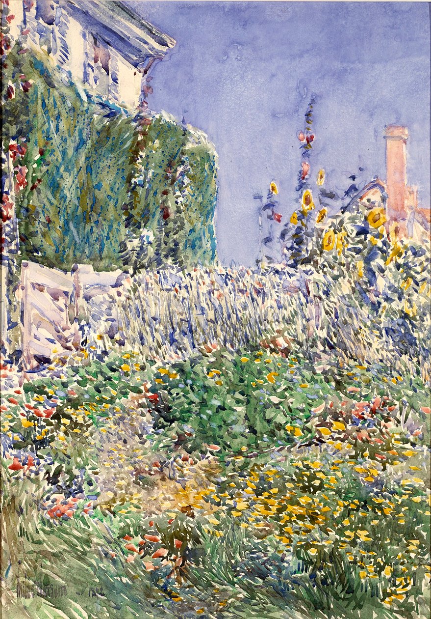 Thaxterova zahrada od Childe Hassam