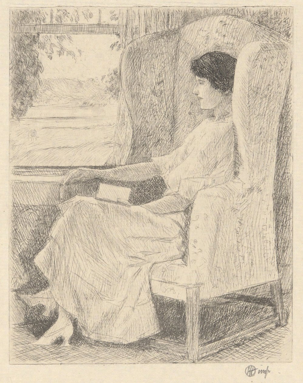 Gruzínská židle od Childe Hassam