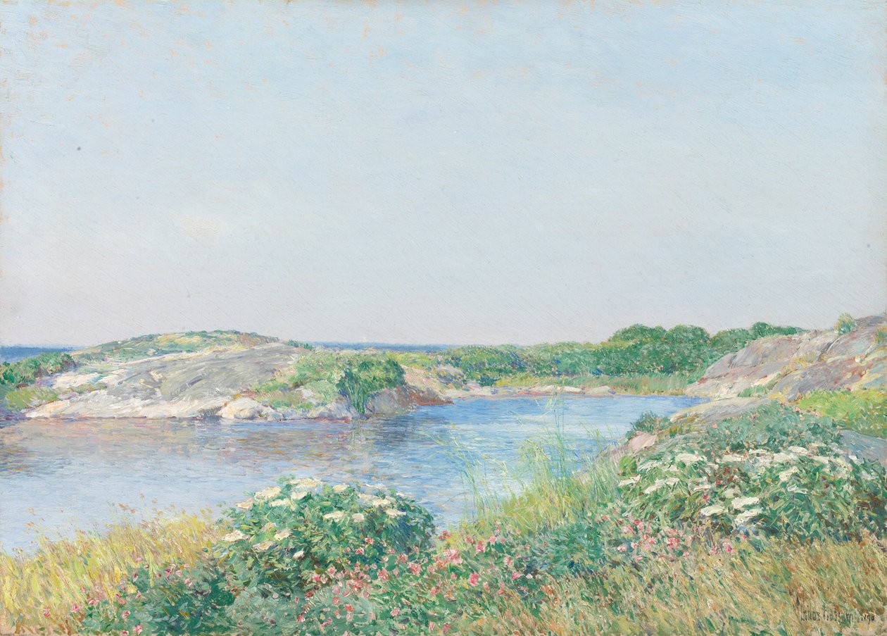 The Little Pond, Appledore od Childe Hassam