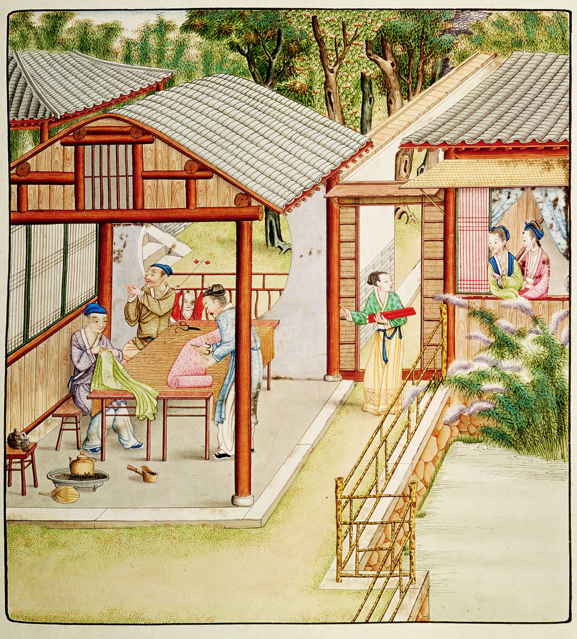 Obchod čínských švadlenů od Chinese School