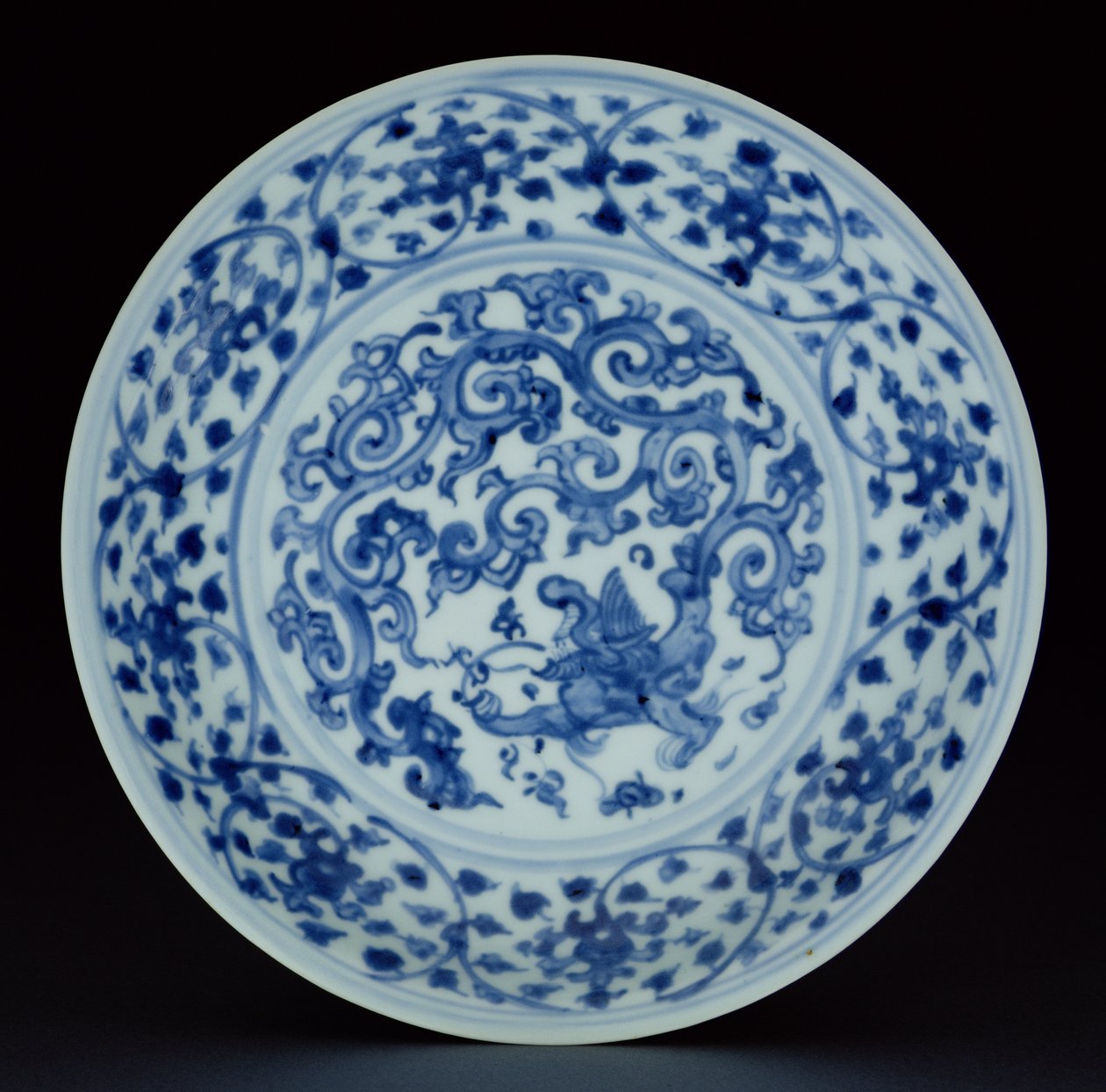 Miska malovaná drakem (porcelán) od Chinese School