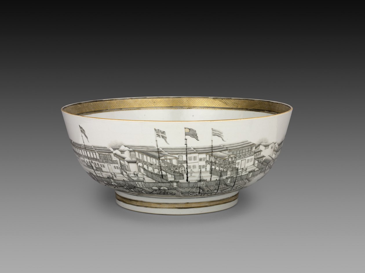 Punch Bowl, cca 1800 od Chinese School
