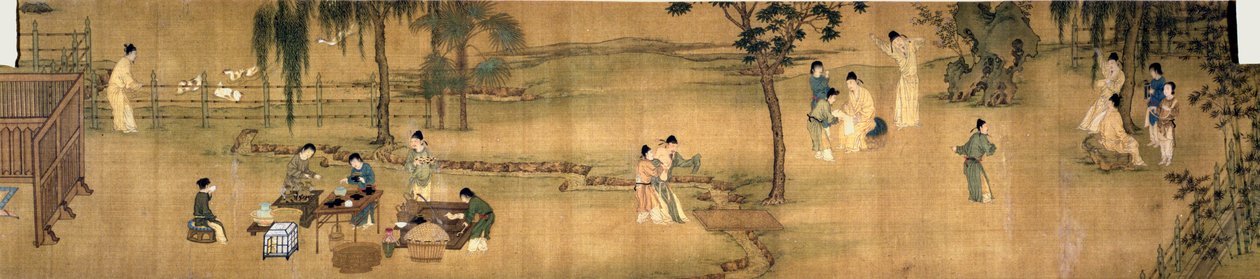Učenci“ Shromáždění v bambusové zahradě od Chinese School