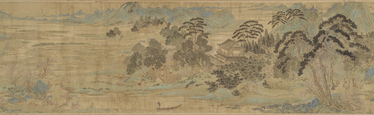 The Peach Blossom Spring, pozdní Ming od Chinese School